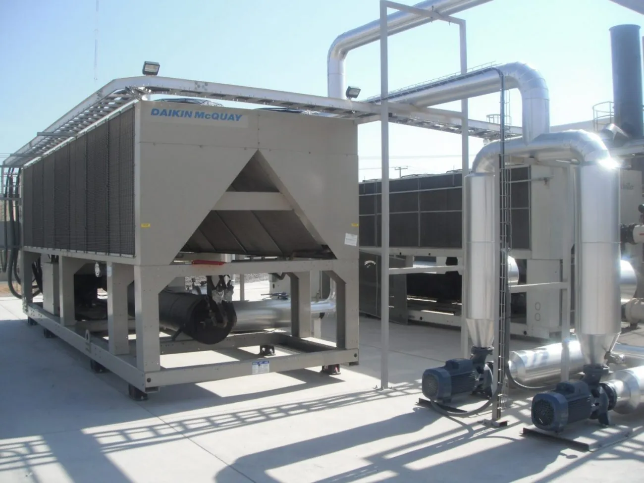 Sistema de agua helada instalado por REYSAP